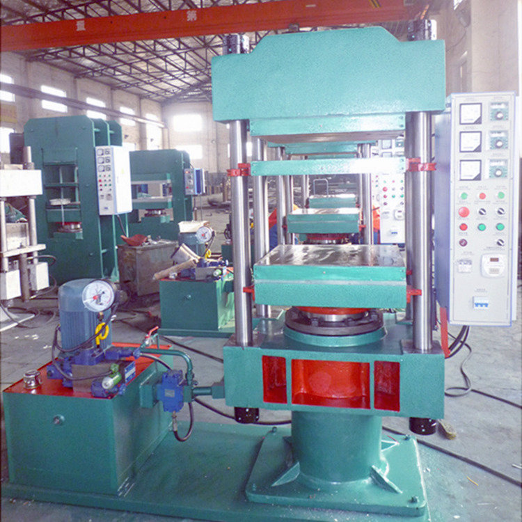 100噸雙層自動(dòng)平板硫化機(jī)-繼電器自動(dòng)平板熱壓成型機(jī)