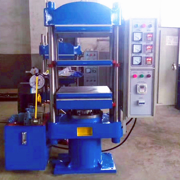 小型四柱式膠錐平板硫化機(jī)-25噸50噸80噸平板熱壓機(jī)