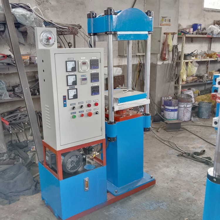 小型20噸平板硫化機-四柱式雙向油缸橡膠熱壓成型機